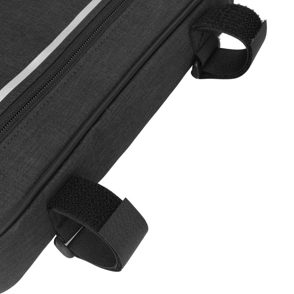 Dreieckige Fahrrad-Rahmentasche mit großer Kapazität, wasserdicht, für Mountainbike, Rennrad, Fahrradtasche, schwarz