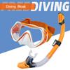 Dry Snorkel Set for Adults Youth Dry Top Snorkel Scuba Diving Mask with Nose Cover Anti-Fog 180° Wide View Mirrored Lens Snorkeling Gear for Men Women
