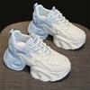 Internet celebrity platform dad shoes women's new autumn and winter versatile explosion beige pink casual sports little white shoes women