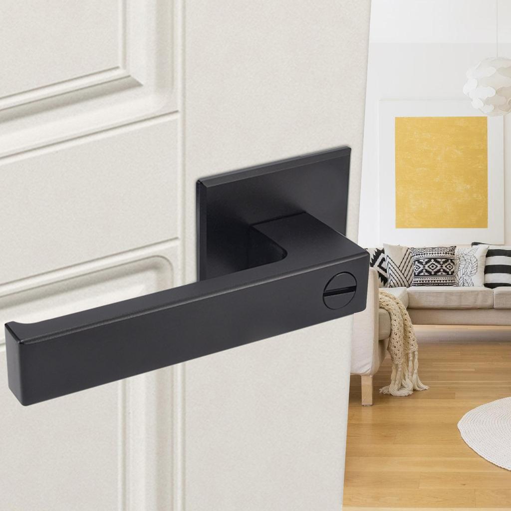 Set de manete pentru ușă de intrare cu încuietoare cu zăvor, cu cheie identică, upgrade-uri pentru încuietoare de securitate pentru depozit, pentru securitatea din față și exterioară