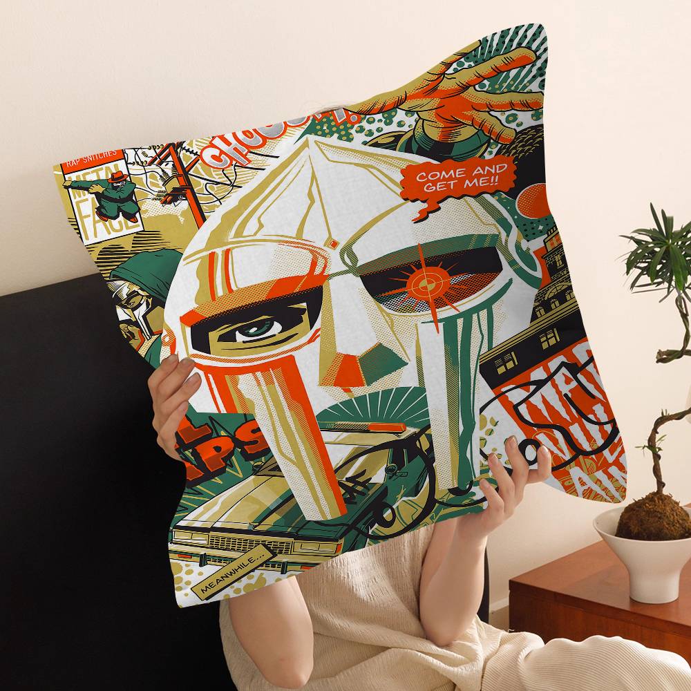 M-MF Doom Kissenbezug Kissenhülle Dekokissenbezug Bedruckter Kissenbezug für Sofa