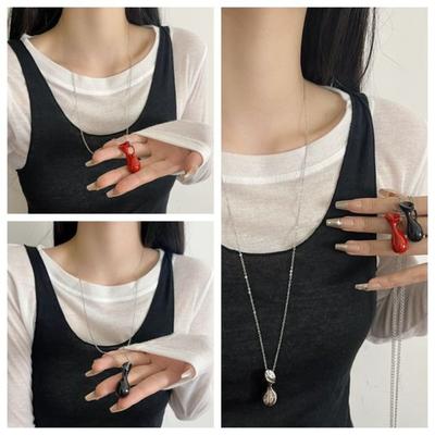 Accessoires de Bijoux Chaîne de Pull Collier Pendentif Bouteille d'Eau Accessoires de Chaîne de Pull