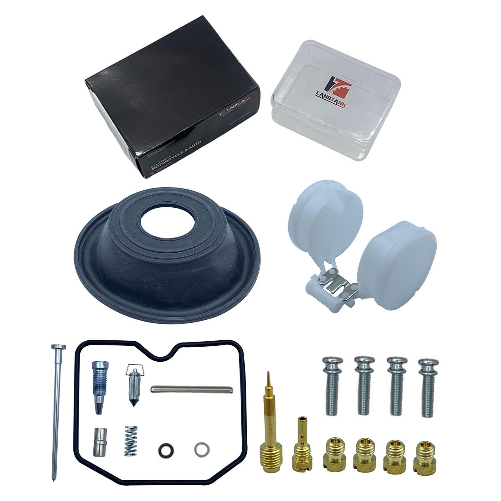 

Ремкомплект карбюратора LandTank для Kawasaki KPS Estrella 250 BJ250 Кастомный мотоцикл Estrella Карбюратор 1992 - 2006