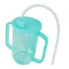 Adult Sippy Cup Spill Proof Convalescent Feeding Drinking Cup with Dual Handle for Elderly Disabled Patients