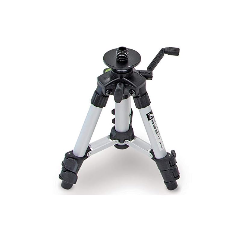 Shinwa Sokutei Tripod, Handle Type, Elevator B, Lightweight, Short Legs, Ground Mark Type, 76827