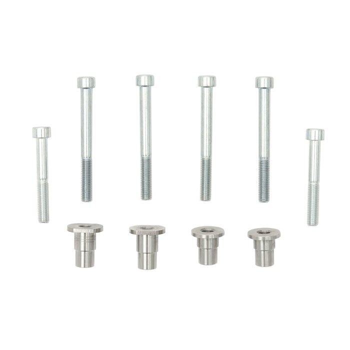 Abnehmbares Sissybar-Set mit Gepäckträger und Rückenlehne + Adapter-Kit kompatibel mit BMW R18 20-25 schwarz