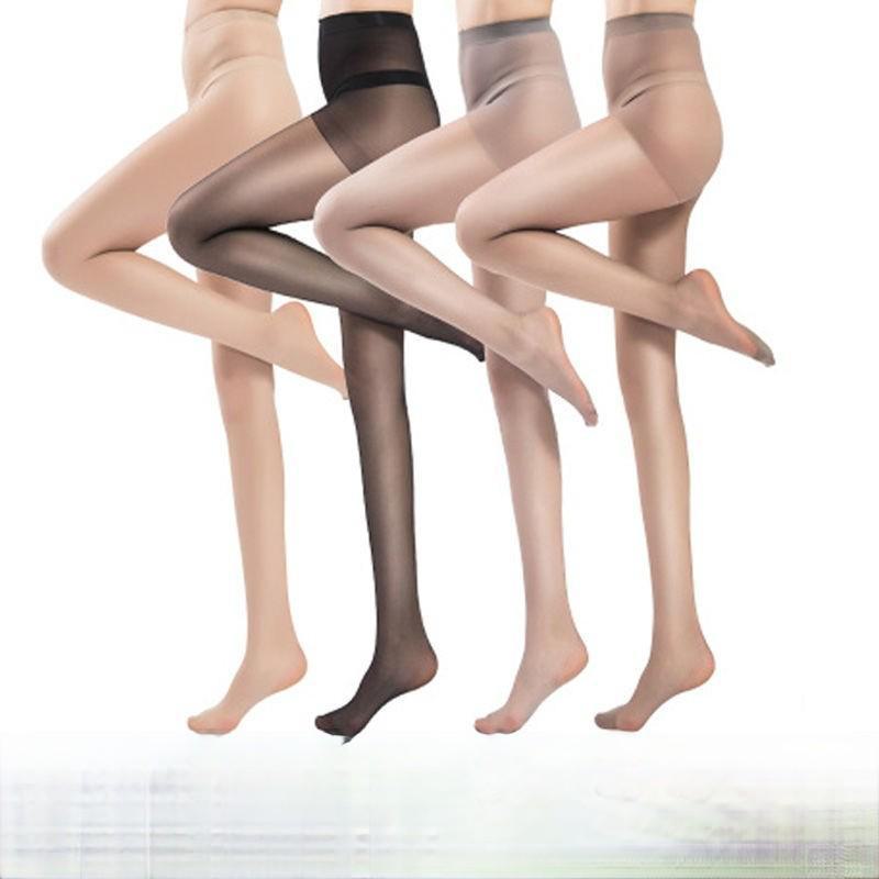 Kjerne-spunnet silke Dame Anti-Hakk Strømpebukse - Sommer, Stor Størrelse, Slankende & Sexy Leggings