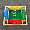 Colorful Wooden Four-Sided Number Folding Board Game Interactive Dice Card Game for Toddlers, Develops Fine Motor Skills Cognitive Abilities,