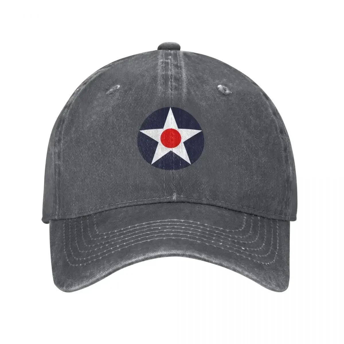 US Air Corps Star Baseball Cap Custom Hat Christmas Hat Trucker Hats For Unisex Womens