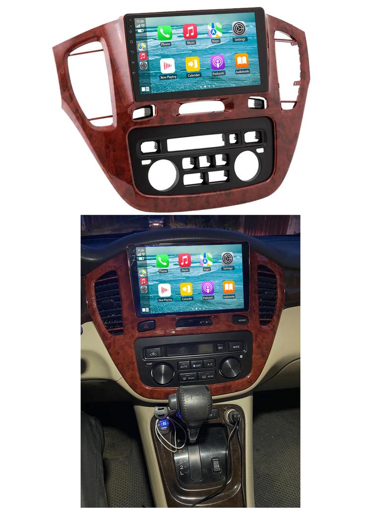 Android  Head Unit For Toyota HighLander 2000-2007,Kluger Carplay Auto Car Radio Multimedia Video Player Navigation GPS 4G WIFI QLED