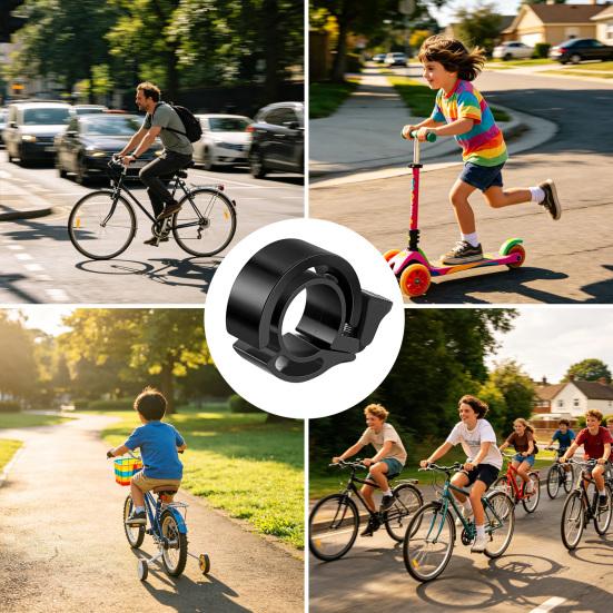 Fahrradlenkerglocke Knackiger Lauter Ton Leicht Universal Rennrad Mountainbike