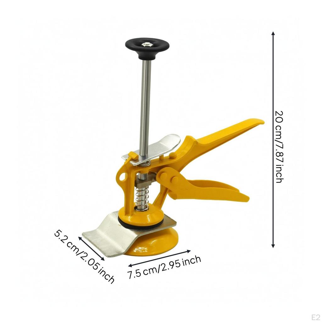 SingleColumn Tile HeightAdjustment Support Tool Height with Hand Lever Compact for