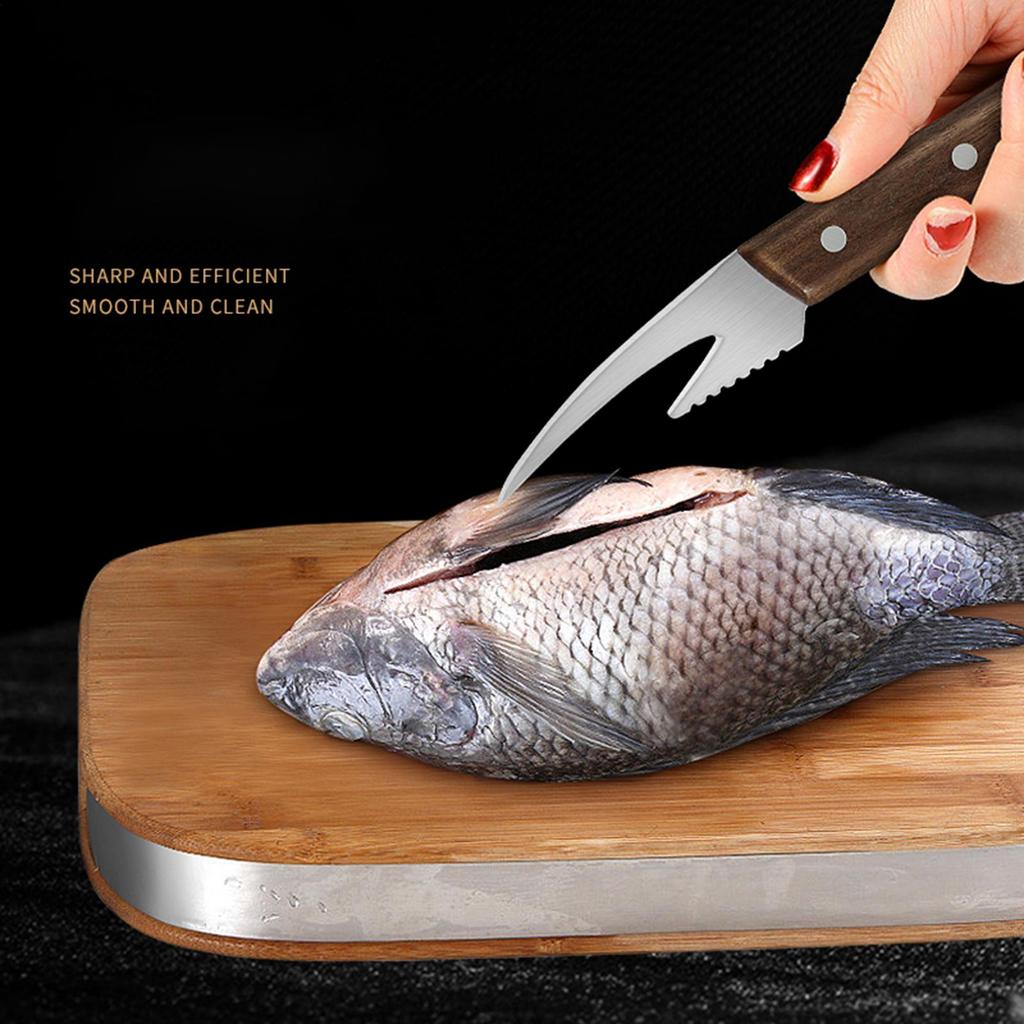 Peel Shrimp Tool Multi Functional Stainless Steel Shrimp Peeler Shrimp Line Cutting Scraping Digging Fish Scale Knife