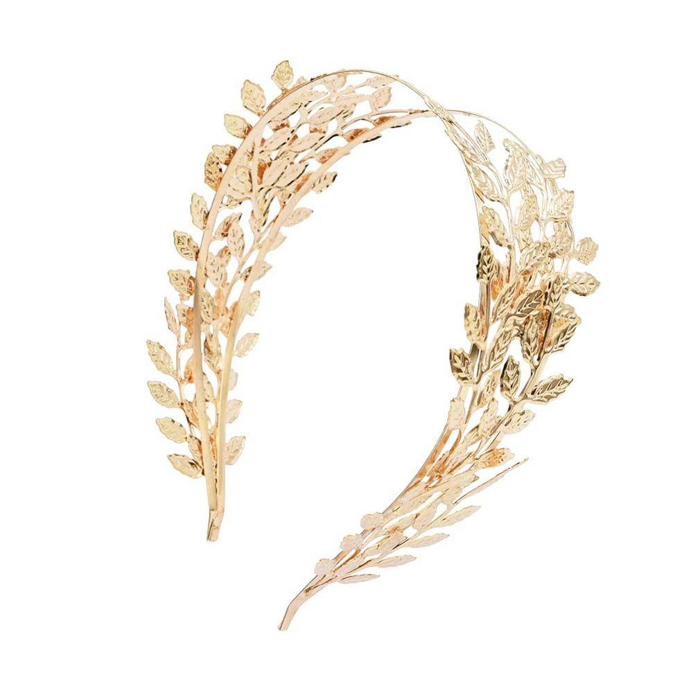 Fashion Bride Party Zinc Zinc Alloy Cat Ear Leaf Girl Butterfly Tiara Hair Hoop Headband Hairband