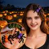 Halloween Hair Accessories Spider Clips for Women Girls Furry Party Favors Accessories Spooky Barrettes Costume Cosplay Cute Gifts