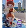 Niannyyhouse 15cm 20cm Stuffed Toy Clothes Coat T-shirt Scarf Hanging Pants Backpack Necklace Cotton Doll Accessories Dress-up (beige, 15cm)