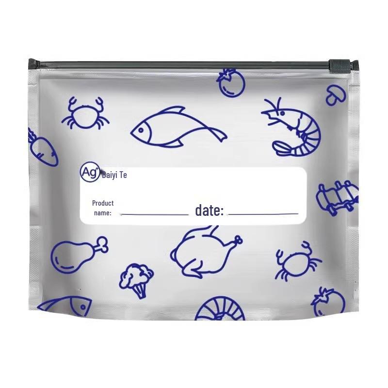 Aluminum Foil Ziplock Freezer Bags for Food Storage and Freshness