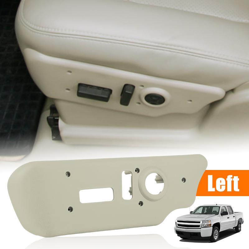 Front Left Right Power Seat Adjuster Bezel Control Switch Panel For Chevrolet Silverado GMC Sierra 1500 2500 88941682 88941679 1pc Left
