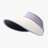 Summer, UV Protection, Vinyl Large Brim, Sunshade, Hollow Cap, Female, Outdoor Riding, Ice Silk, Breathable Sun Hat