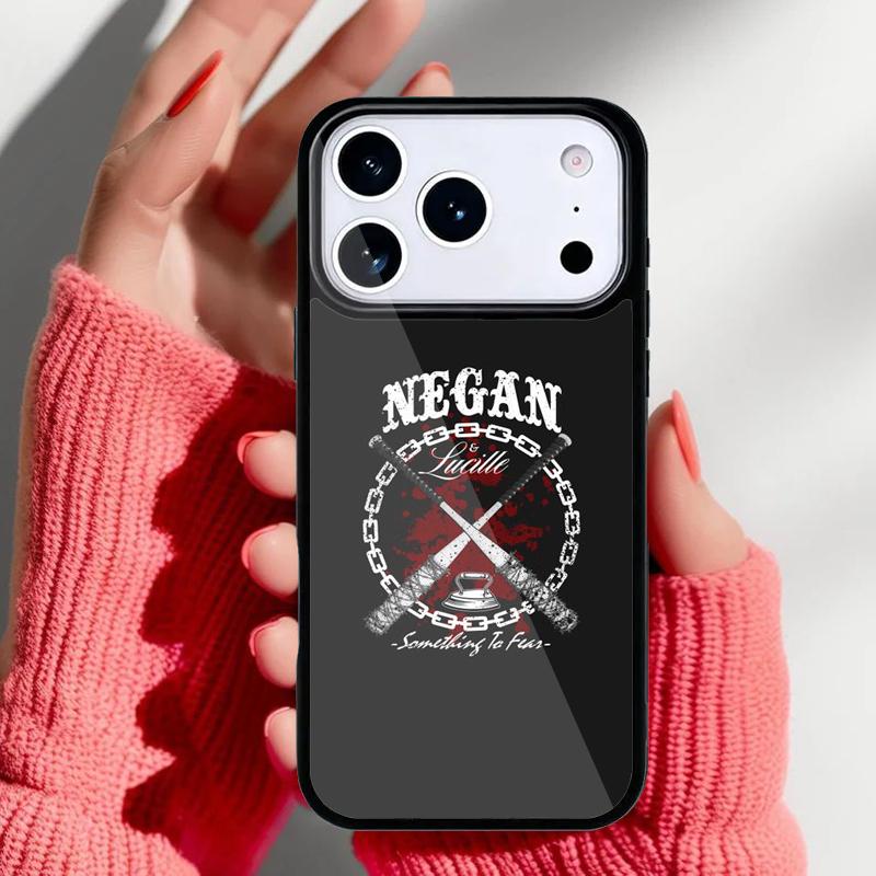Negan The Walking Dead Phone Case for iPhone 17 Air 16e 15 14 13 Pro Max Back Cover for 12 11 Pro Coque