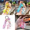 Cute Cartoon Rainbow Horse Keychain Pendant Unicorn Silicone Doll Women's Bag Car Key Chain Ring Decoration Bha-008y