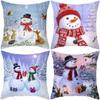 Merry Christmas Cushion Cover Christmas Decorations for Home 2025 Christmas Ornaments Xmas Navidad Gifts Happy New Year 2026