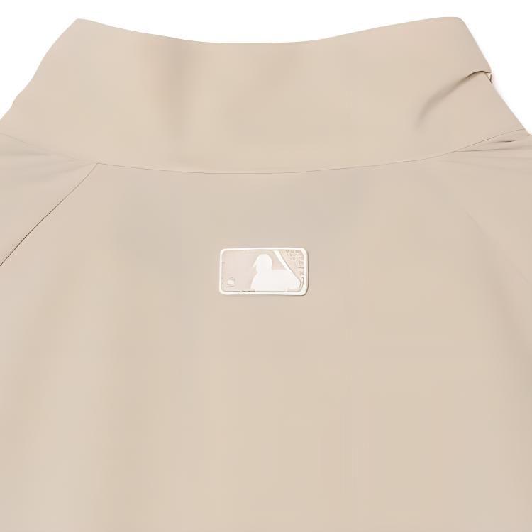 MLB Sweatshirts Unisex Apricot Stand Collar Moderate Cardigan 3AWJB0231-43BGL
