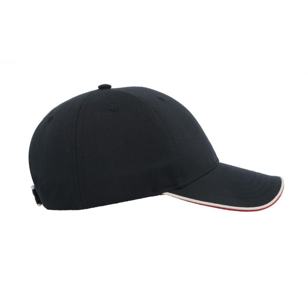 Atlantis Zoom Piping Sandwich Sports 6 Panel Contrast Baseball Cap