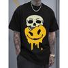 Men'S T-Shirt/Men'S Casual T-Shirt/Men'S Print T-Shirt/Creative Print Pattern/Fashionable And Versatile/Round Neck/Comfortable Fabric/Suitable