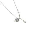 Xiaomi S925 Sterling Silver Necklaces For Women Simple Fashion Minimalist Pendant Necklaces Round Zircon Necklace Birthday Gift