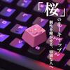 Bailante Bailande Keycap Custom Game Keycap Switch Mechanical Keyboard Keycap Metal Keycap Cherry Blossom Cute Personality Compatible with Most