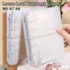 1Pcs PP Loose Leaf Notebook Cover Diagonal Small Card Photo Storage Ledger New M5 A7 A6