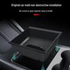 Center Console Storage Box for Model 3/Y - Non-Destructive Installation with Hidden Armrest Screen