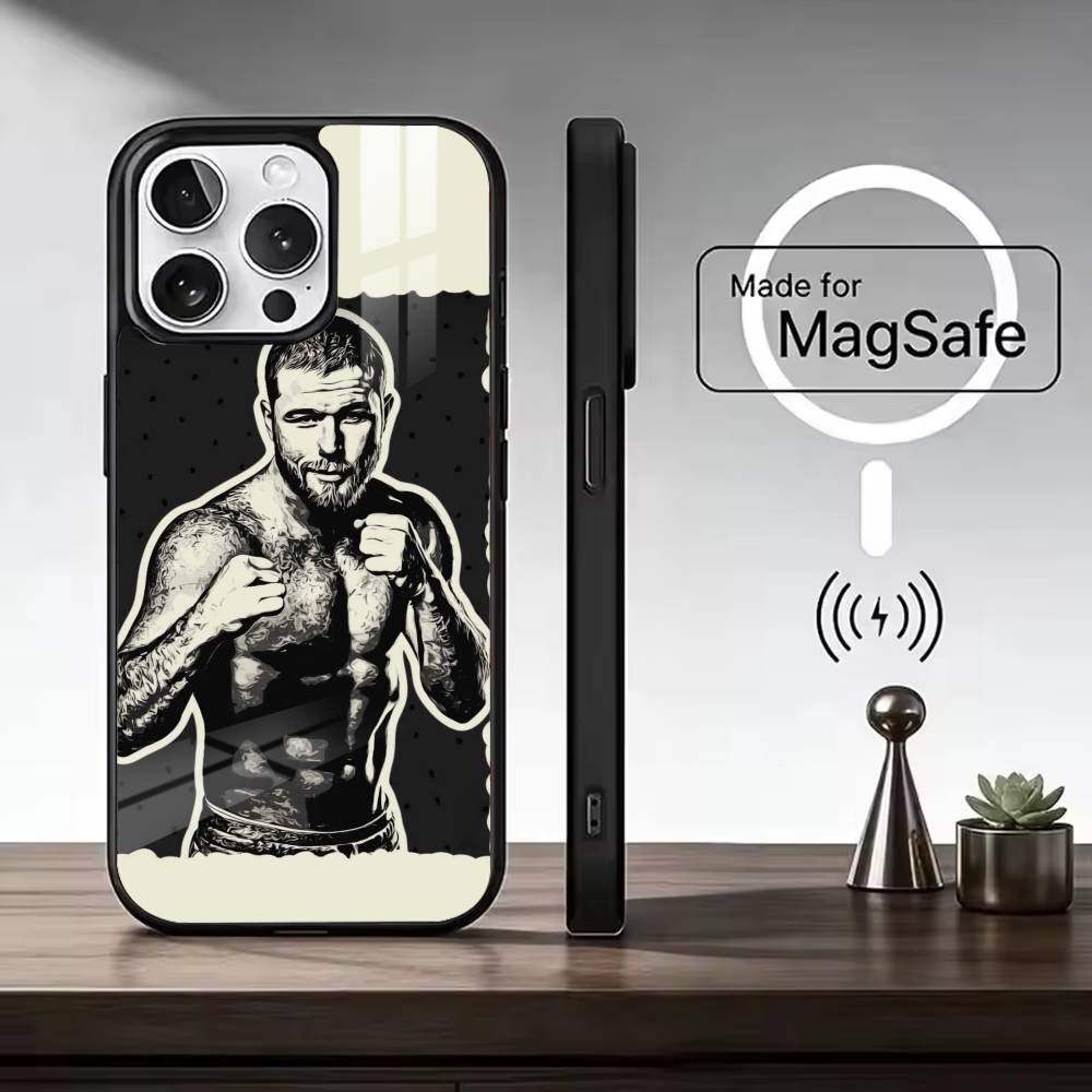 

Mexico Boxing Canelo Alvarez Phone Case For iPhone17,16,15,14,13,12,11 Plus,Pro Magnetic For Magsafe Wireless Charging iPhone15Plus