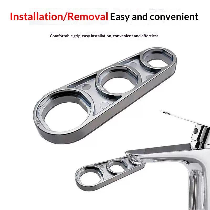 1/2Pcs 2 In 1 Faucet Aerator Wrench Water Flows Adjusting Faucet Bubbler Wrench Plumber Home Bathrooms Faucets Maintaining Tools