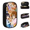 Fashion K-On! Girls Art Pencil Case Pencilcases Pen Holder for Student Big Capacity Bags Students School Zipper Stationery