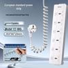 European Standard German Power Strip Extension Cord Adapter for Cross-Border Use
