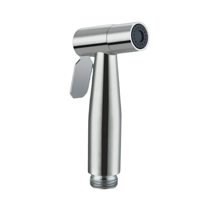 Handbrause für Toilettenhahn, Edelstahl, Sprühpistole, Handbidet-Spray, Badezimmer, selbstreinigender Duschkopf, Handbrause