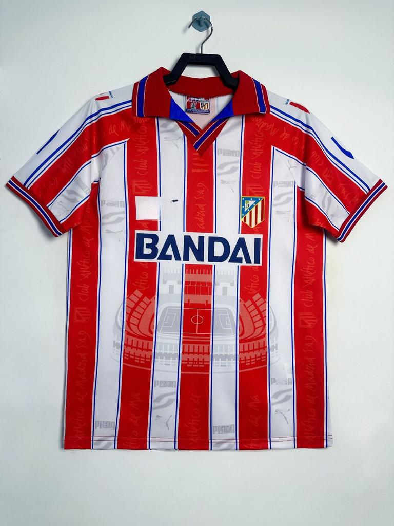 Retro Explosion, Atletico Madrid Short-sleeved Jersey Football Jersey Fan Version Football Jersey