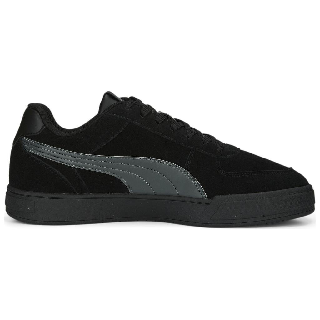 New PUMA Suede Low Top Skateboard Shoes Unisex Black Gray 391939-01