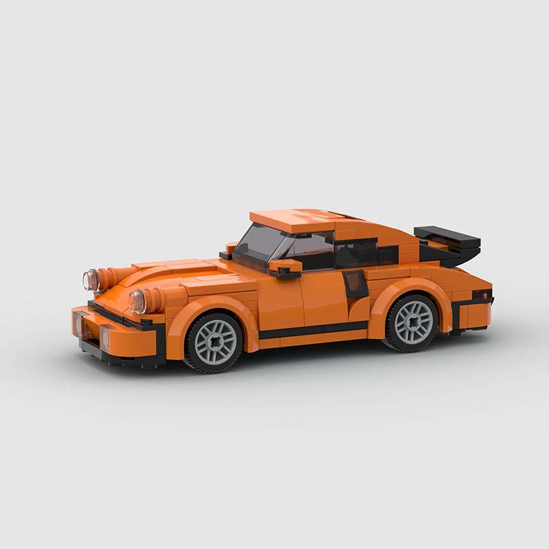 Technical Speed Car MOC City Racing Car Rally Building Blocks Bricks Set Retro Ornament Diy Toys For  Kid Adults Birthday Gifts