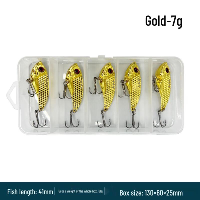 Oeny Metal Dragon Scale VIB Lure Set