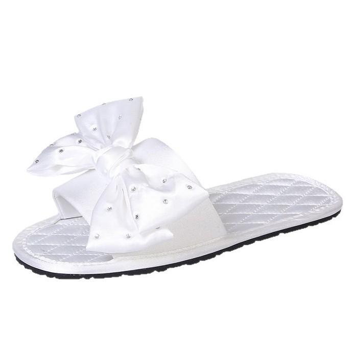 Summer Slippers Women's Indoor Home Silent Soft Bottom Home Silent Advanced Sense French Summer Deodorant Non-slip Women
