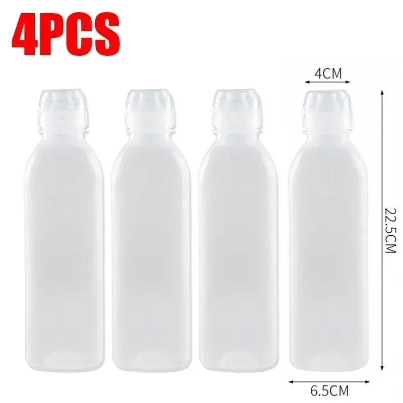 Kitchen Oil Bottle Plastic Seasoning Squeeze Bottle Dispenser for Salad BBQ Sauce Condiment Containers Cooking Tool