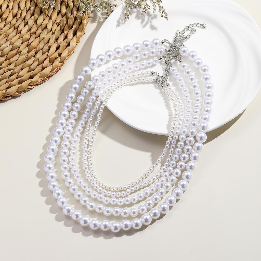 Necklace for Women Jewelry Necklace Simple Necklace Necklace Set 5 Piece Necklace Female Beautiful Elegant Necklace for Her
