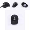 Korean Style Fashion Baseball Cap With Embroidered Ship Anchor For Casual Wear