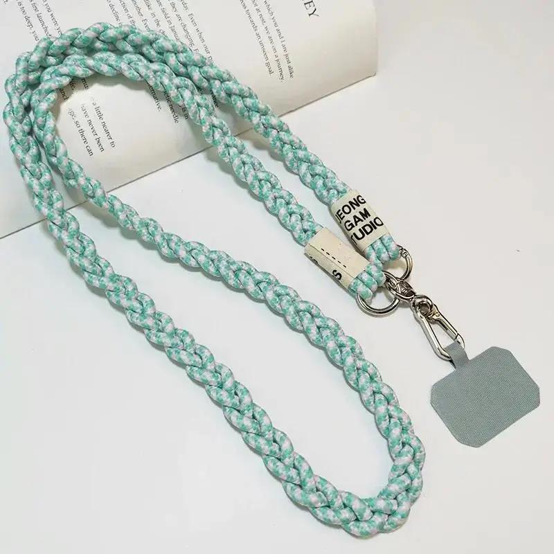 Trendy Korean Crossbody Lanyard - Long Braided Strap Outdoor/Mountaineering, Strong Secure Shoulder/Neck Anti-Theft/Anti-Snatch