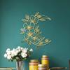 3D Three-dimensional Hollow Crescent Flower Moon Acrylic Mirror Wall Stickers Mural Art Wall Decal Livng Room Home Decoration