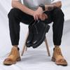 Martin boots men's 2025 new Chinese British style casual thick-soled retro tooling rhubarb boots tide 2025