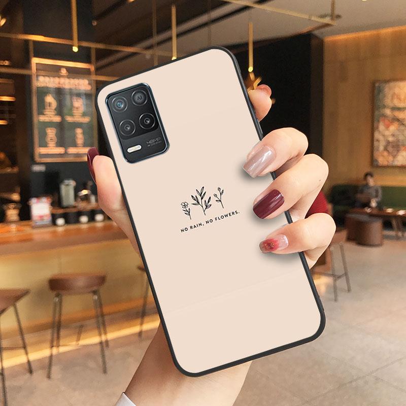 Art Flower Word Quotes Phone Case for OPPO Realme GT 2 Pro X2 Pro XT C25S 8 7 6 Pro 6i GT Master C3 C21 C21Y C11 X3 SuperZoom
